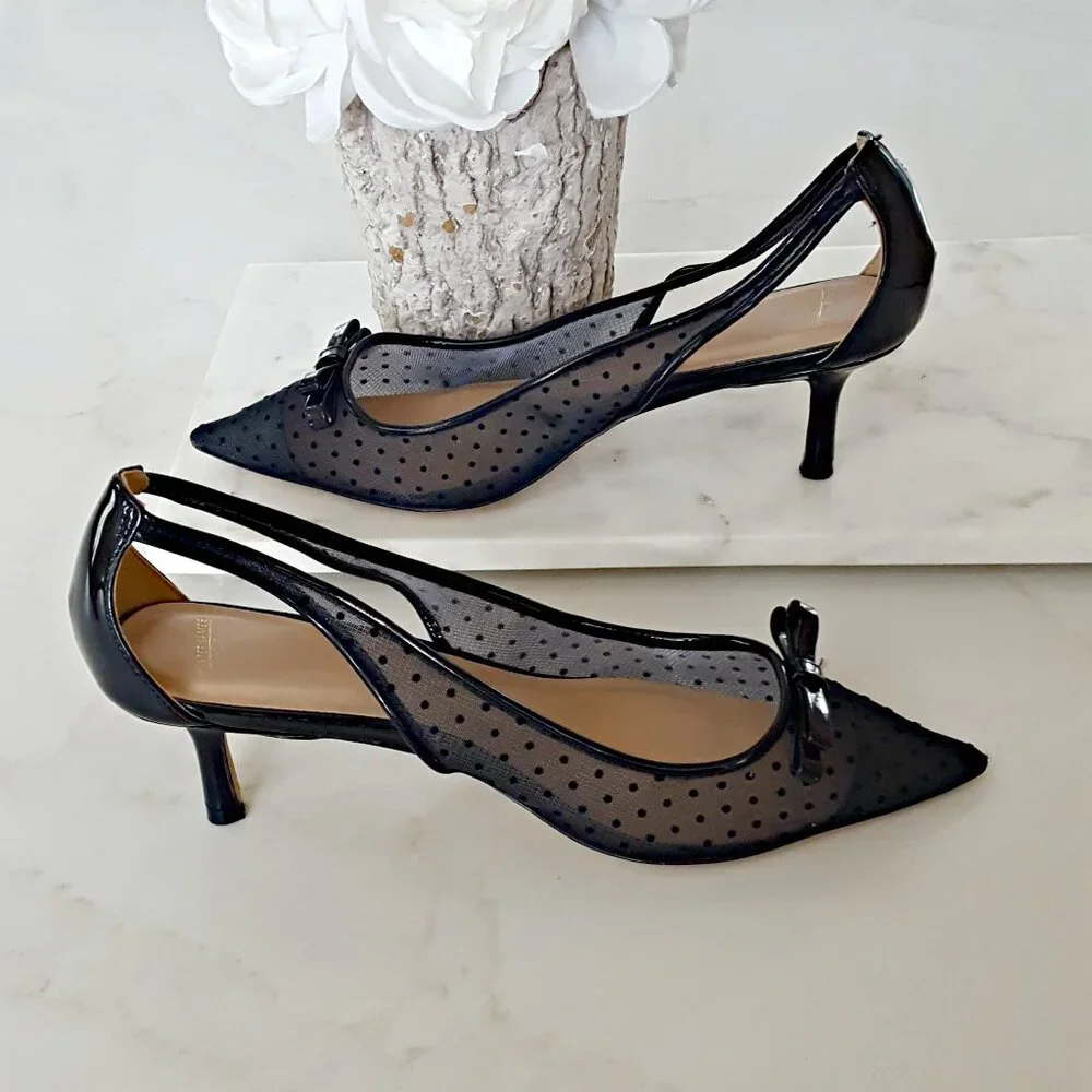 DRAPER JAMES Bria NETTED HEEL SZ 10 - Picture 4 of 7